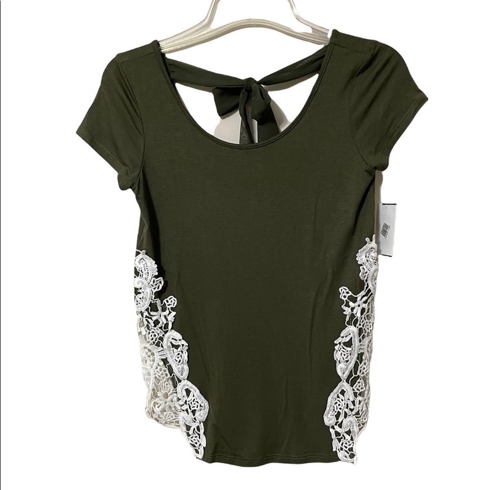 Moa Moa Women’s Size Small Green Short Sleeve Shirt